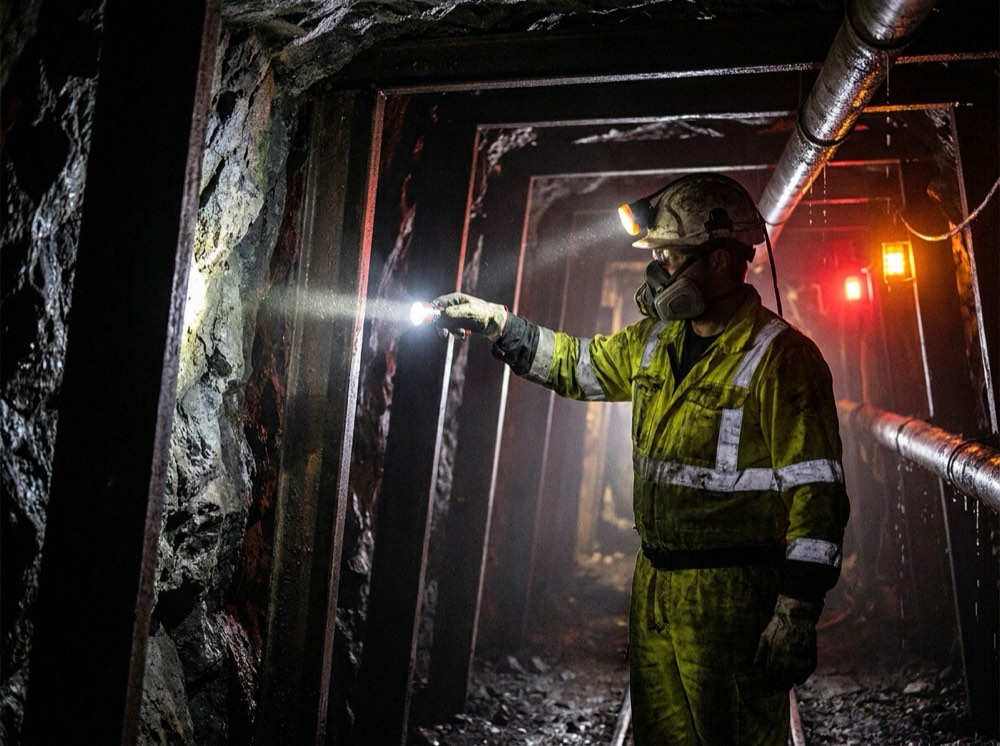 Oil Gas Mining ATEX Flashlight
