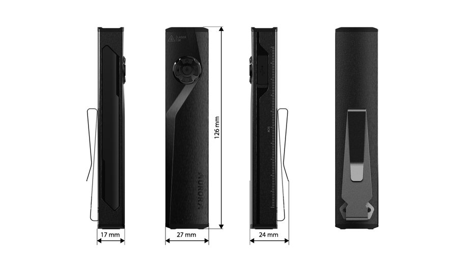 AURORA E3A High-Performance EDC Flashlight view 7