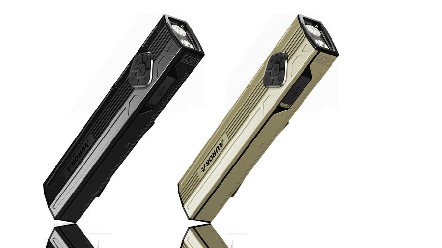 AURORA E3C High-Performance EDC Flashlight view 2