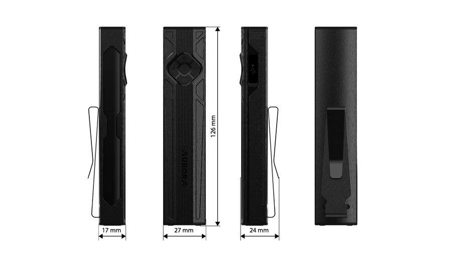 AURORA E3C High-Performance EDC Flashlight view 7