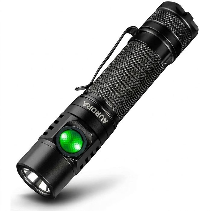 AURORA E6 2000LM High-Output EDC Flashlight Anduril UI USB-C IPX8 117mm from AURORA China flashlight manufacturer
