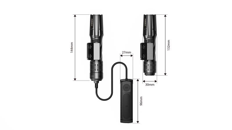 AURORA G2A 2250LM Tactical Hunting Flashlight 600m IPX8 Rechargeable view 8