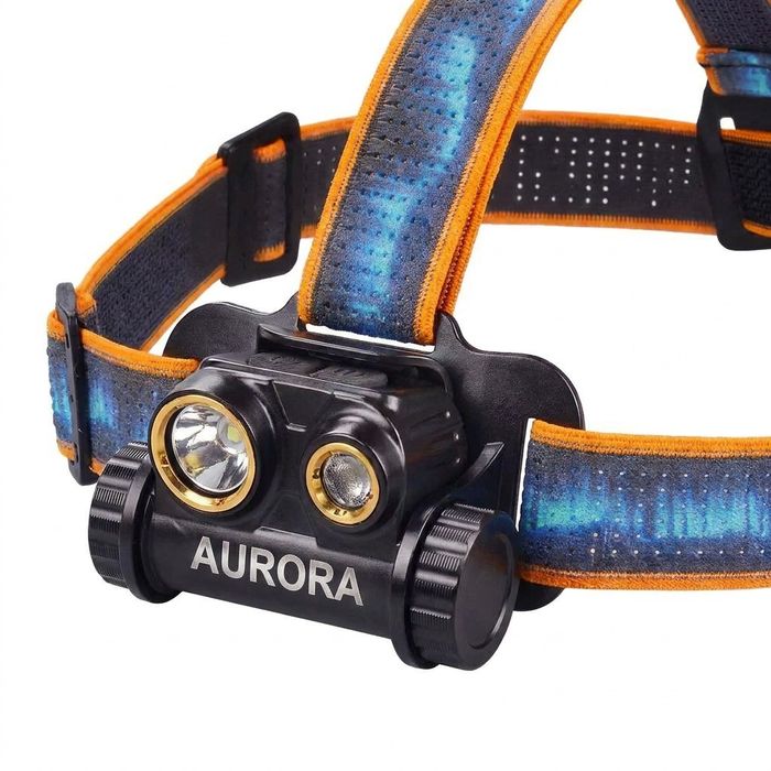 AURORA S6 1400LM SAR Dual-Beam Headlamp IP68 Magnesium 18650 USB-C from AURORA China flashlight manufacturer