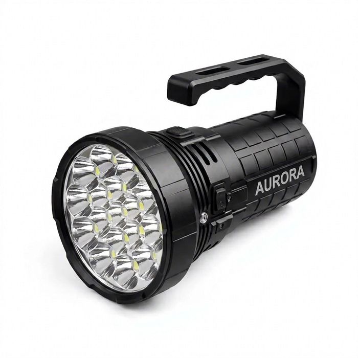 AURORA S3 65000LM World-Class SAR Flashlight 1036m 12×LED Active Cooling from AURORA China flashlight manufacturer