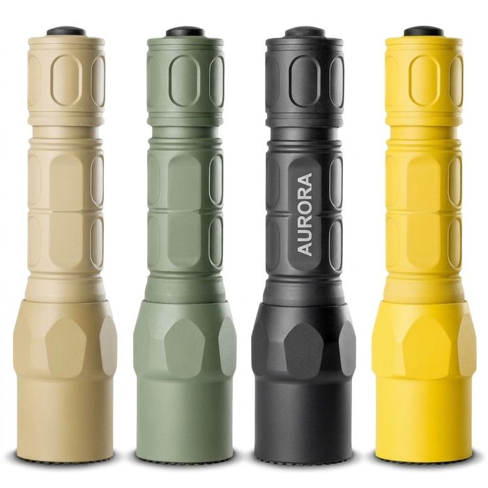AURORA T5 600LM Dual-Output Tactical Flashlight IPX7 Military Grade Polymer from AURORA China flashlight manufacturer